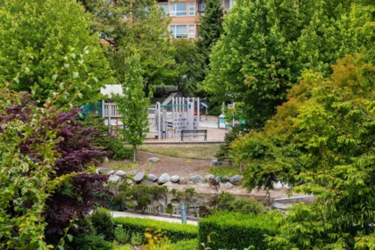 Aerial View of 313 5687 Gray Avenue, Vancouver, BC