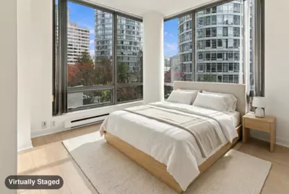 Primary Bedroom Photo of 606 1288 W Georgia Street, Vancouver, BC