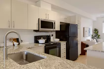 Kitchen Island Photo of 79 935 Ewen Avenue, New Westminster, BC