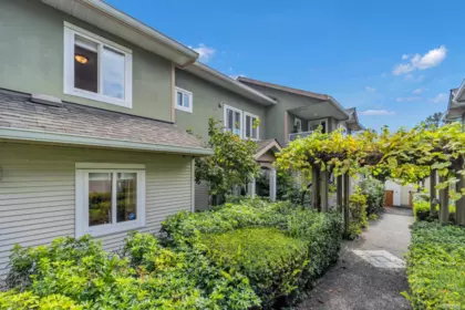 Aerial View of 5 1233 W 16th Street, North Vancouver, BC
