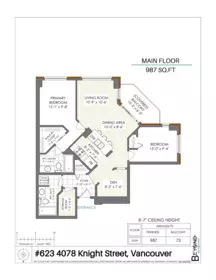 Basement Recreation Room Photo of 623 4078 Knight Street, Vancouver, BC