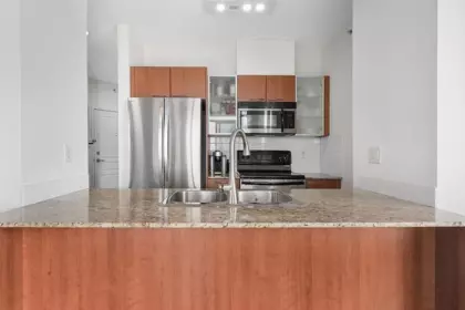 Kitchen Island Photo of 623 4078 Knight Street, Vancouver, BC