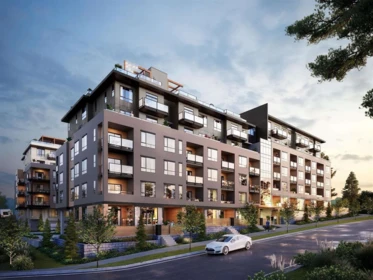 Exterior Rear Photo of 605 599 Dansey Avenue, Coquitlam, BC