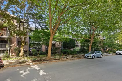 Exterior Rear Photo of 207 1655 Nelson Street, Vancouver, BC