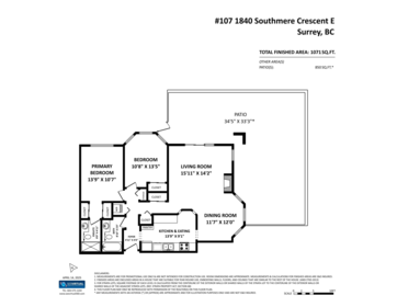 107 1840 E Southmere Crescent, Surrey, BC, Surrey — Apartment/Condo for sale