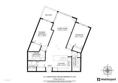 Loft / Bonus Room Photo of 311 5880 Dover Crescent, Richmond, BC