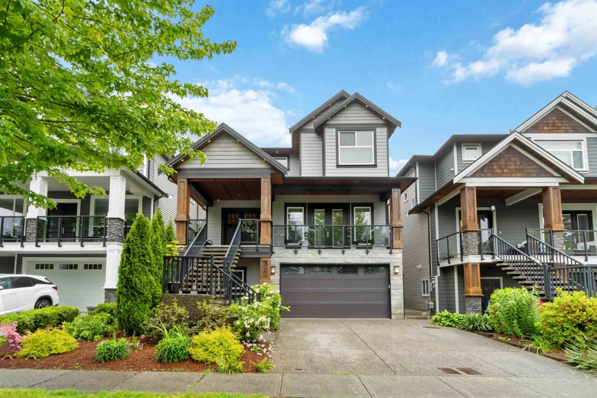 Exterior Rear Photo of 3461 Darwin Avenue, Coquitlam, BC