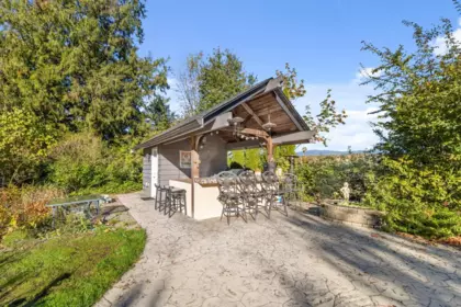 Aerial View of 8561 Bradner Road, Abbotsford, BC