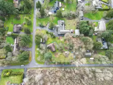 Aerial View of 9335 178 Street, Surrey, BC