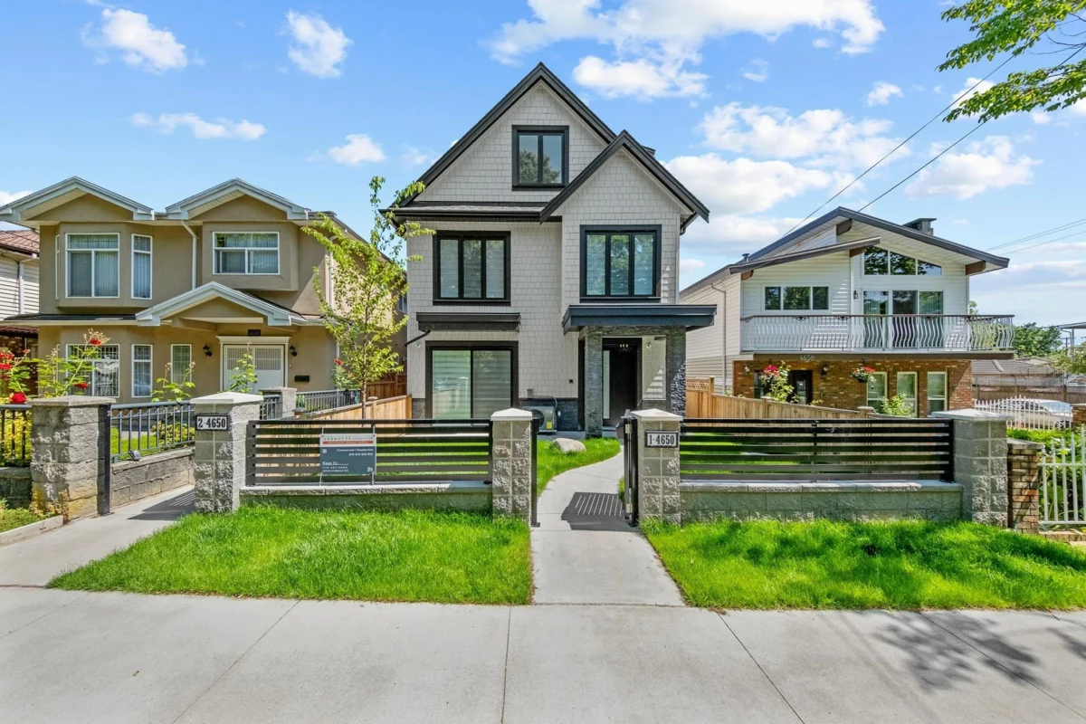 Exterior Rear Photo of 1 4650 Gothard Street, Vancouver, BC