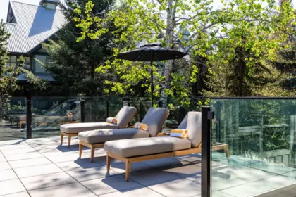 Outdoor Patio Photo of 203 4365 Northlands Boulevard, Whistler, BC
