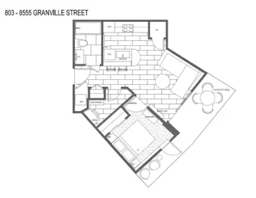 Garden / Landscaping Photo of 803 8555 Granville Street, Vancouver, BC