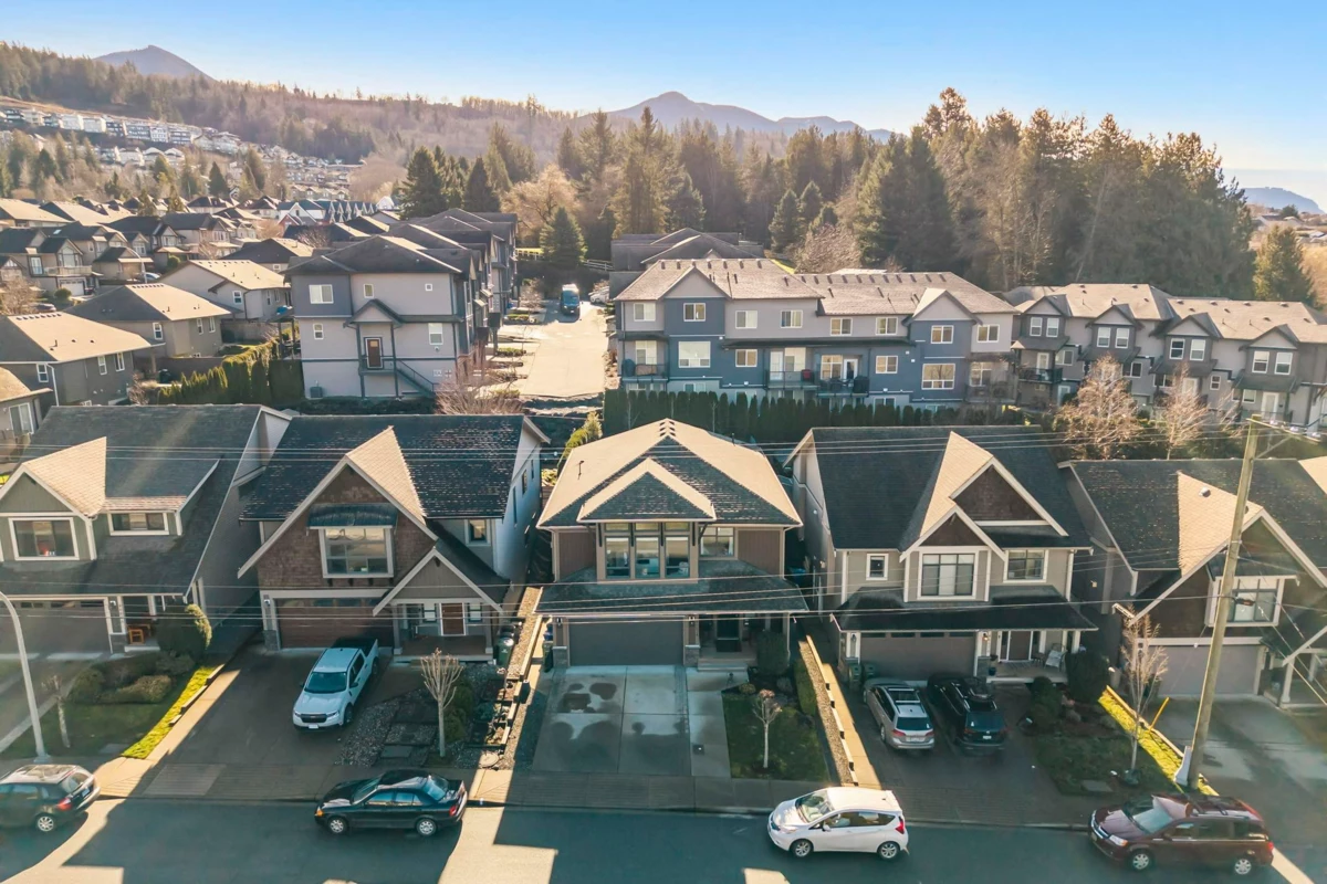 Aerial View of 46674 Uplands Road, Chilliwack, BC