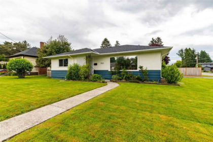 Front exterior of 9660 Young Road, Chilliwack, BC