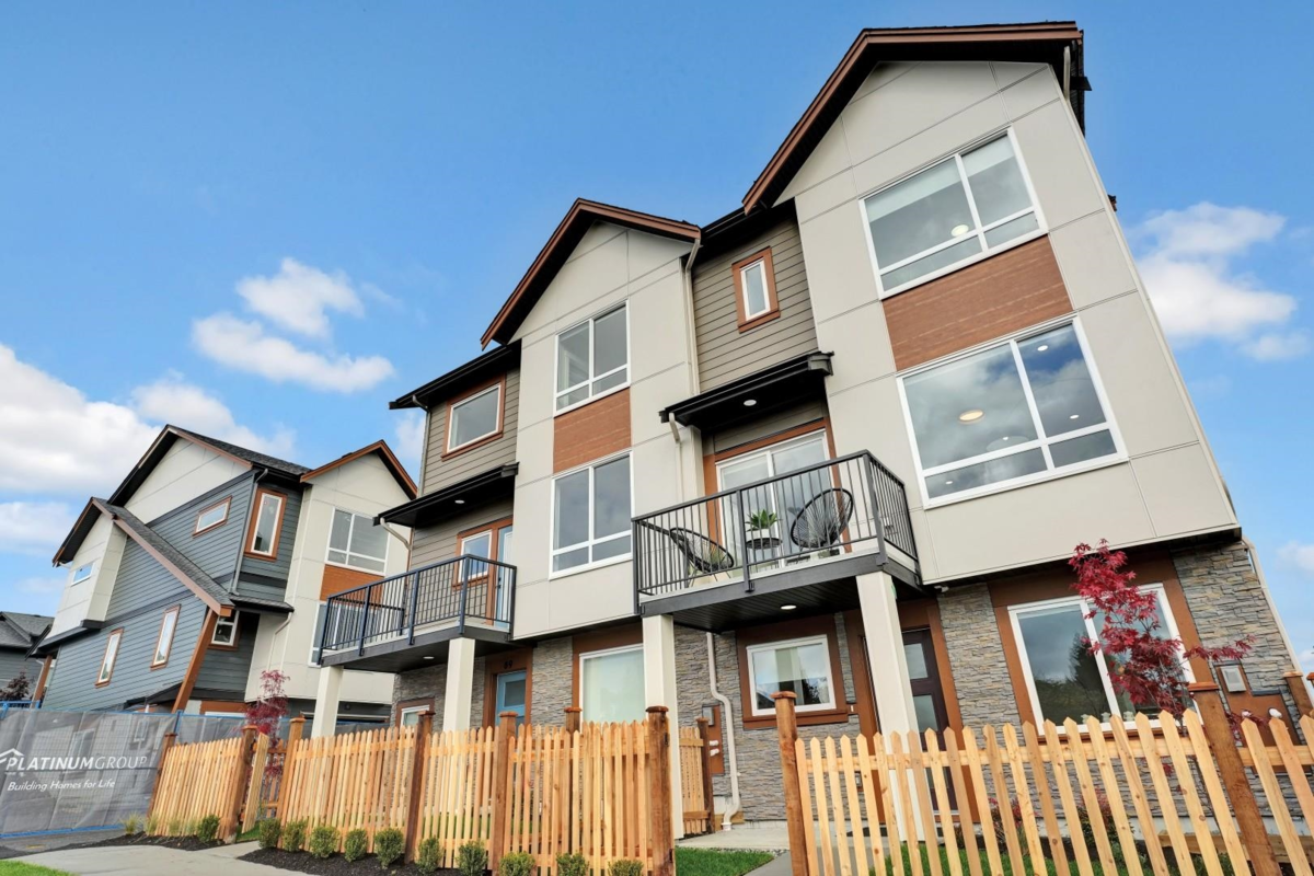 Exterior Rear Photo of 18 17155 79a Avenue, Surrey, BC