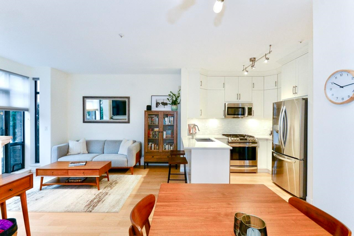 Living Room Photo of 104 2688 Vine Street, Vancouver, BC