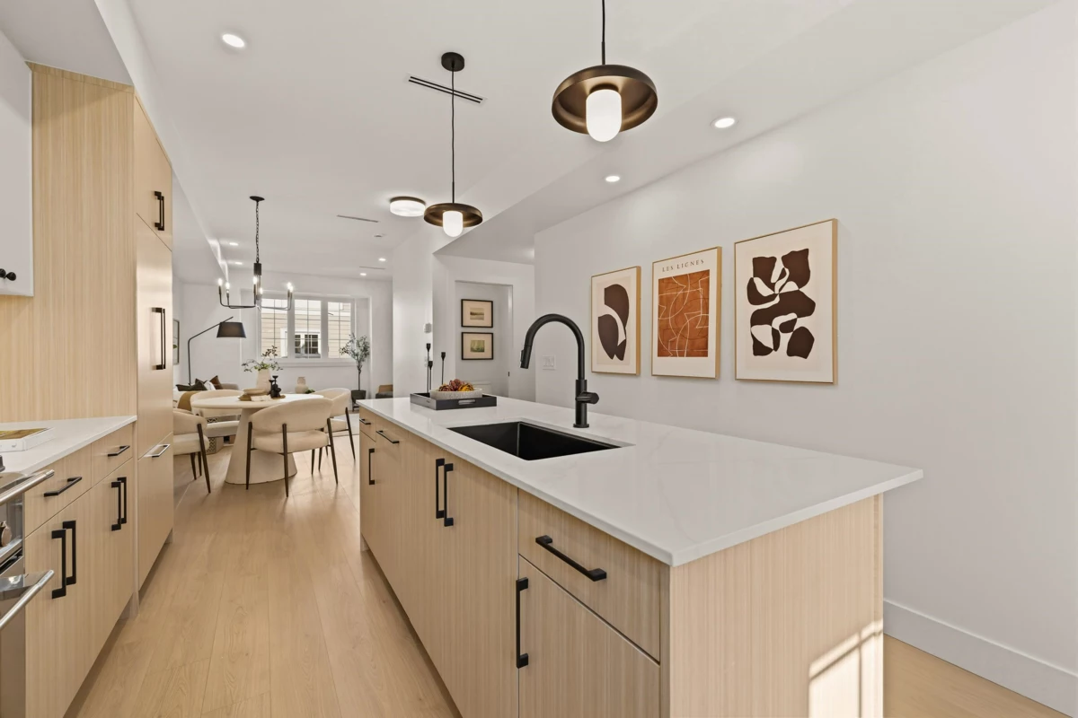 Kitchen Island Photo of 3 2808 St. George Street, Port Moody, BC