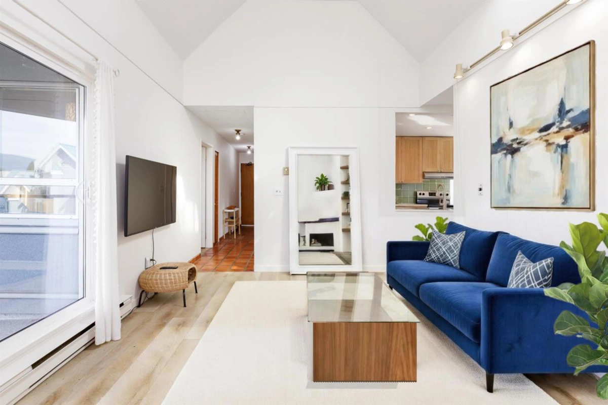 Family Room Photo of 401 1345 W 4th Avenue, Vancouver, BC