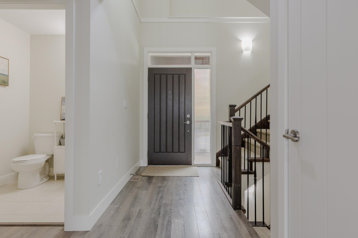 Exterior Rear Photo of 102 3458 Burke Village Promenade, Coquitlam, BC