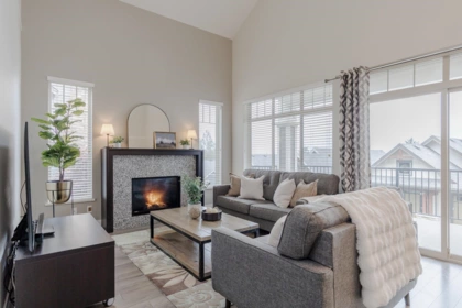 Primary Bedroom Photo of 102 3458 Burke Village Promenade, Coquitlam, BC