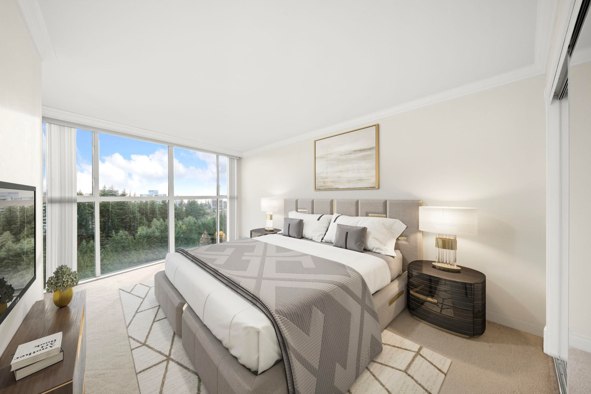 Aerial View of 1700 5615 Hampton Place, Vancouver, BC