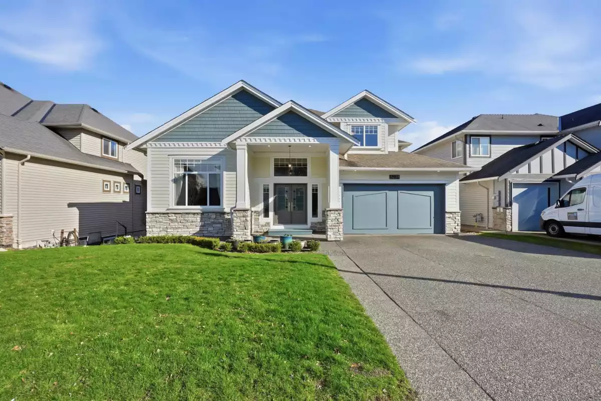 Exterior Rear Photo of 5238 Crimson Ridge, Chilliwack, BC