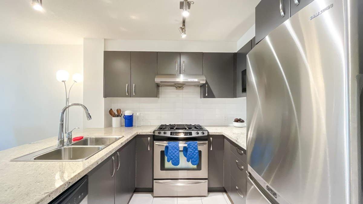 Kitchen Island Photo of 228 9288 Odlin Road, Richmond, BC