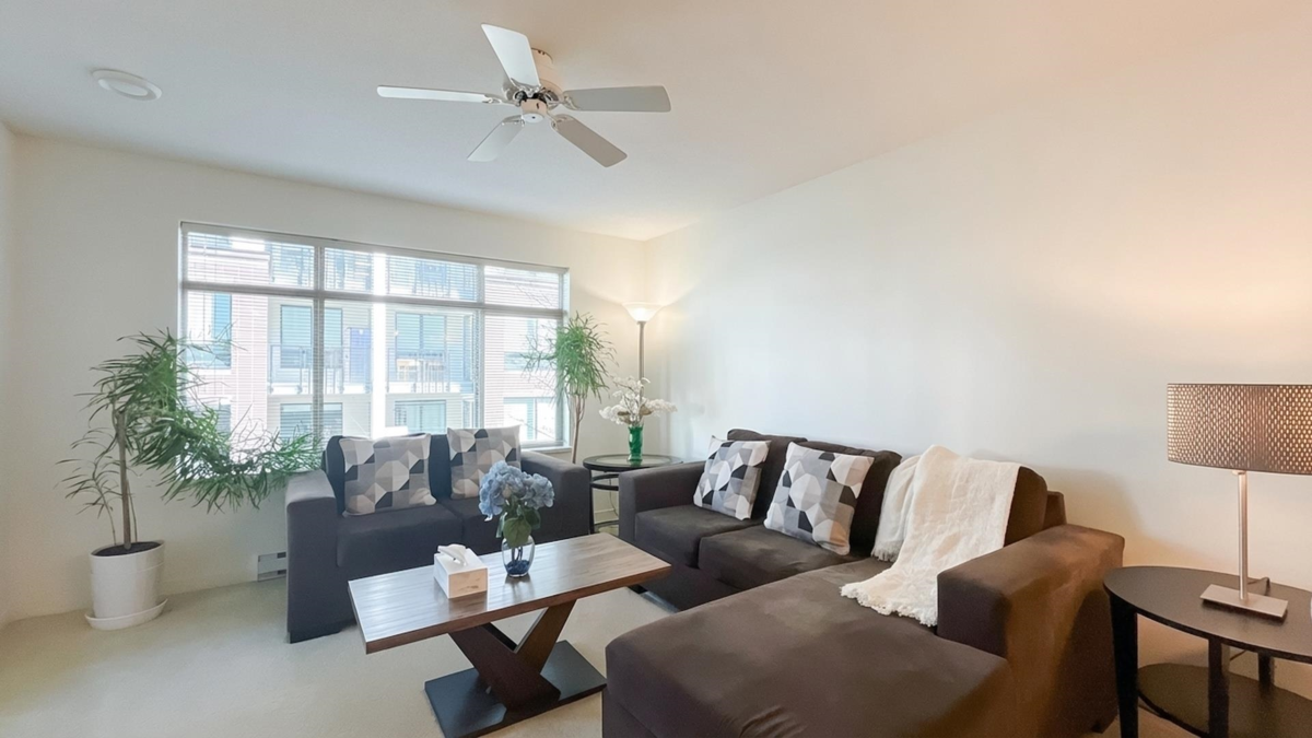 Living Room Photo of 228 9288 Odlin Road, Richmond, BC