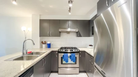 Kitchen Island Photo of 228 9288 Odlin Road, Richmond, BC