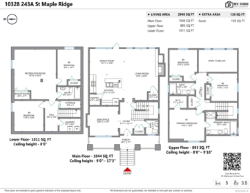 Aerial View of 10328 243a Street, Maple Ridge, BC