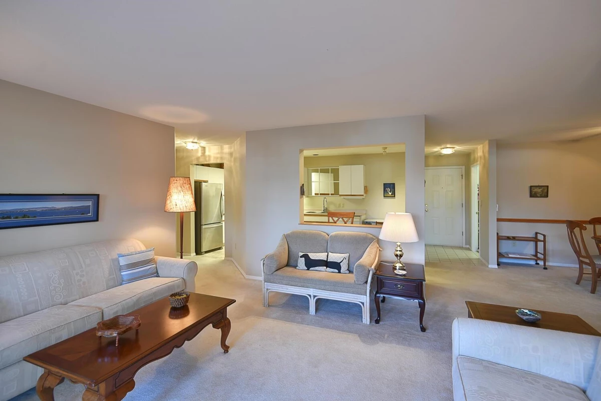 Living Room Photo of 104 5768 Marine Way, Sechelt, BC