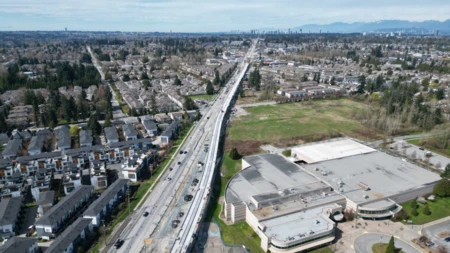 Aerial View of 15 16588 Fraser Highway, Surrey, BC