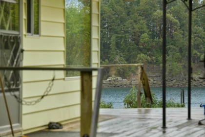Aerial View of 506 Arbutus Drive, Mayne Island, BC