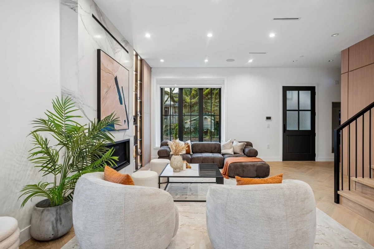 Living Room Photo of 3970 Laurel Street, Vancouver, BC