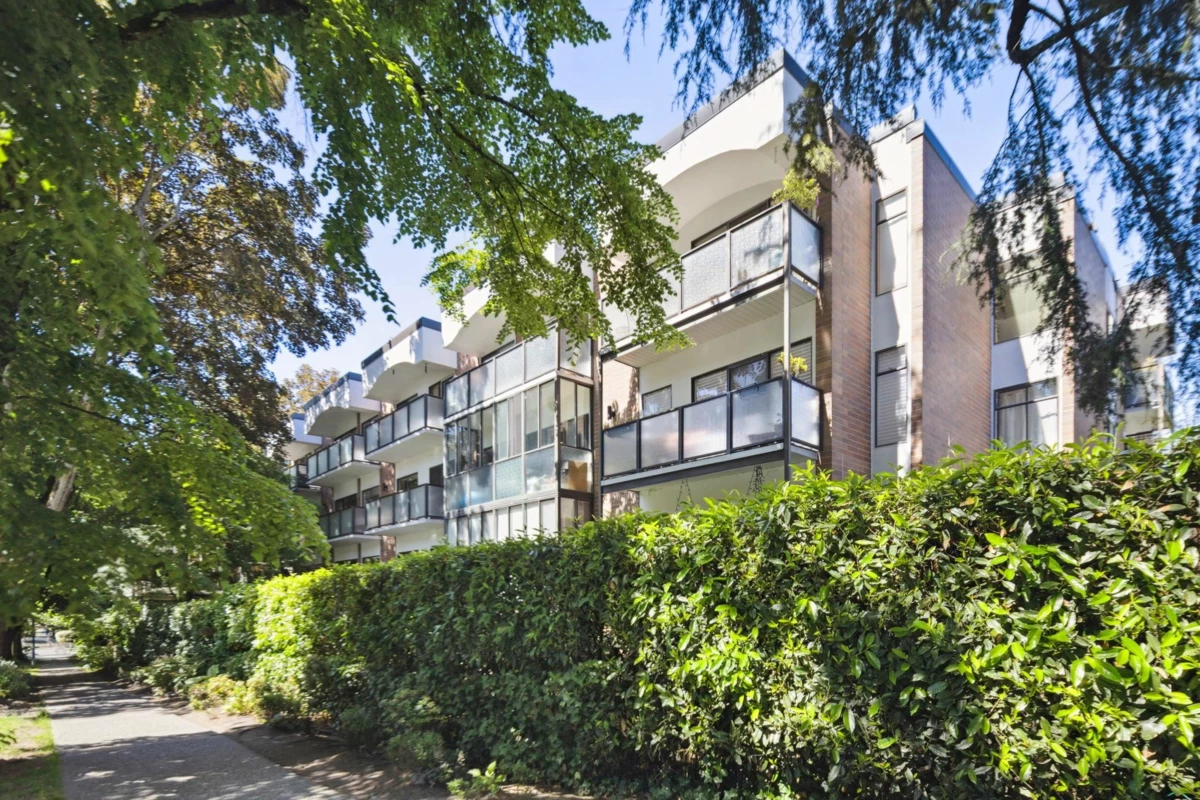Exterior Rear Photo of 409 1535 Nelson Street, Vancouver, BC