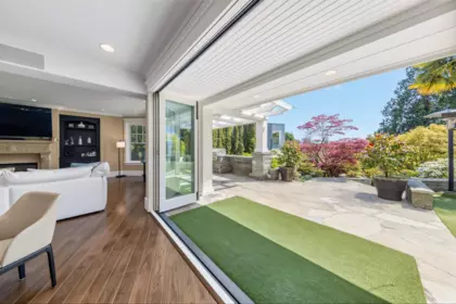 Aerial View of 2956 Palmerston Avenue, West Vancouver, BC