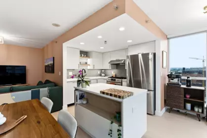 Kitchen Island Photo of 2004 120 Milross Avenue, Vancouver, BC