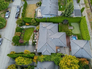 Aerial View of 1425 Palmerston Avenue, West Vancouver, BC