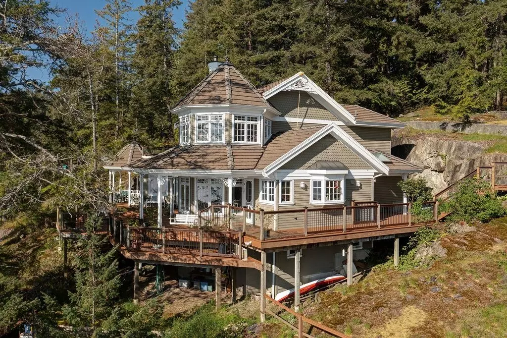 Exterior Rear Photo of 890 The Grove Road, Gambier Island, BC