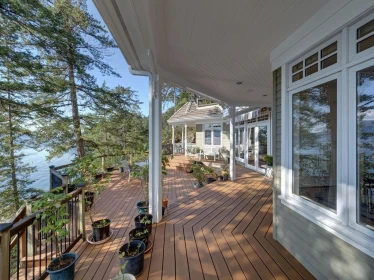 Breakfast Nook Photo of 890 The Grove Road, Gambier Island, BC