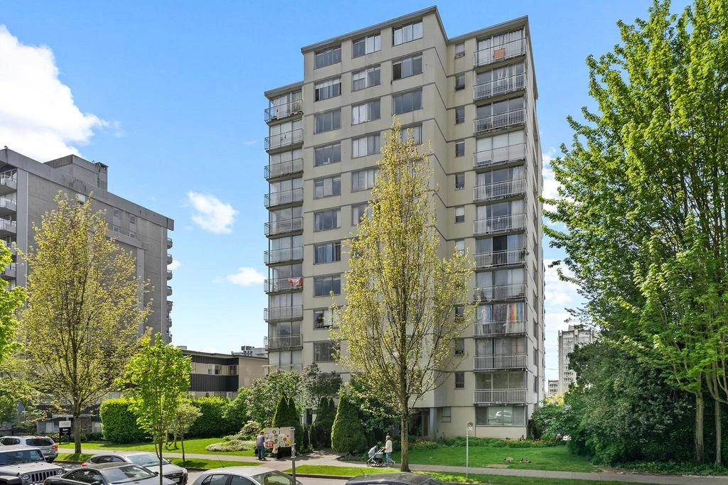 Exterior Rear Photo of 203 1250 Burnaby Street, Vancouver, BC