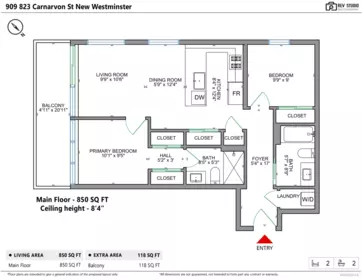 Hot Tub / Spa Photo of 909 823 Carnarvon Street, New Westminster, BC