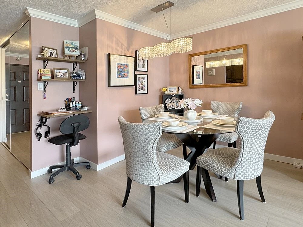 Dining Area Photo of 703 6631 Minoru Boulevard, Richmond, BC