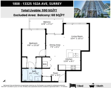 Garden / Landscaping Photo of 1808 13325 102a Avenue, Surrey, BC
