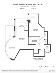 Staircase Photo of 906 588 Broughton Street, Vancouver, BC
