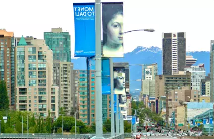 Aerial View of 2607 1189 Howe Street, Vancouver, BC