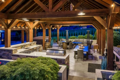 Outdoor Kitchen Photo of 9705 Verchere Street, Mission, BC