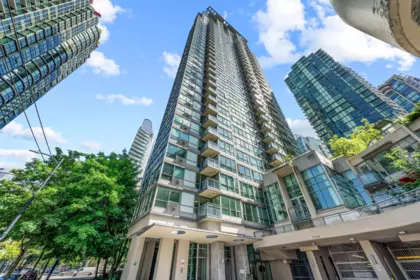 Aerial View of 305 1328 W Pender Street, Vancouver, BC