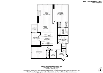 Playground / Recreational Area Near 305 1328 W Pender Street, Vancouver, BC