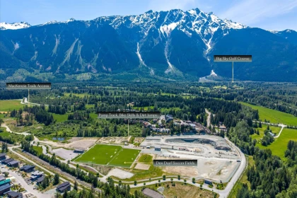 Aerial View of 1704 Sugarloaf Place, Pemberton, BC